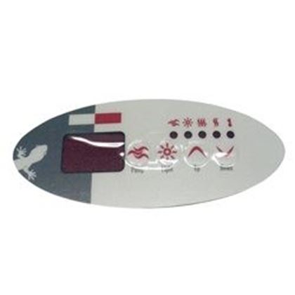 Picture of 4 Button Gecko Tsc Series Keypad Overlay 9916-100131