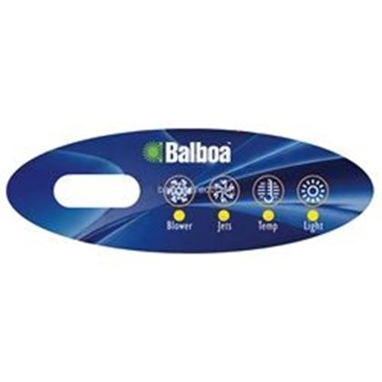 Picture of 4 Button Balboa Vl200 Keypad Overlay 11095