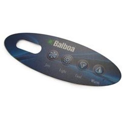 Picture of 4 Button Balboa Vl Series Keypad Overlay 11852