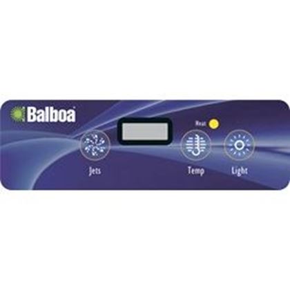 Picture of 3 Button Balboa Vl Series Keypad Overlay 10839