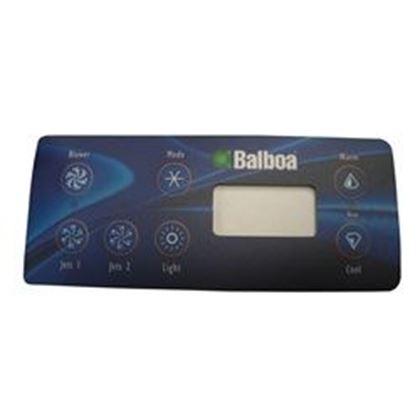 Picture of 7 Button Balboa Vl701S Keypad Overlay 10430