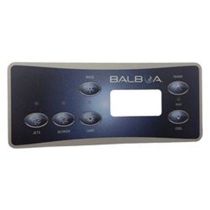 Picture of 6 Button Balboa Vl Series Keypad Overlay 10328