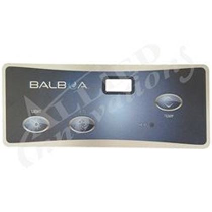Picture of 3 Button Balboa Vl402 Keypad Overlay 10721