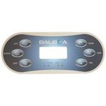 Picture of 6 Button Balboa Vl600S Keypad Overlay 11773