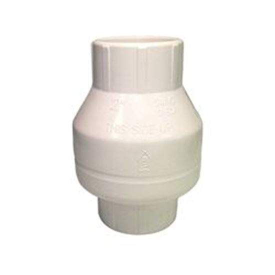 Picture of Check Valve: Swing Pvc White 2' Slip X 2' Slip-200-20W