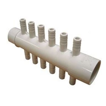 Picture of Manifold PVC Waterway 1"S x 1"Spg x (12) 3/ 672-0410