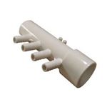 Picture of Manifold, Pvc, Gentekk, 1"Slip X 1"Spigot X (4) 3/8"Rib 4APM1XSP