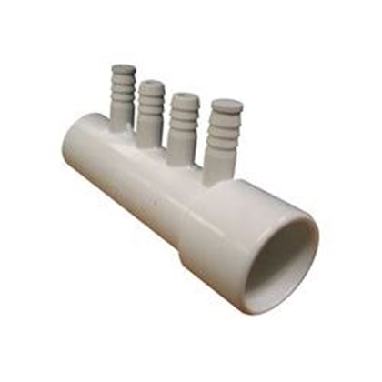 Picture of Manifold PVC Waterway 1"S x 1"Spg x (4) 3/8 672-0400