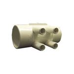 Picture of Manifold, Pvc, Waterway, 2"S X 2"Spg X (4) 3/4"Sb Ports 672-4160