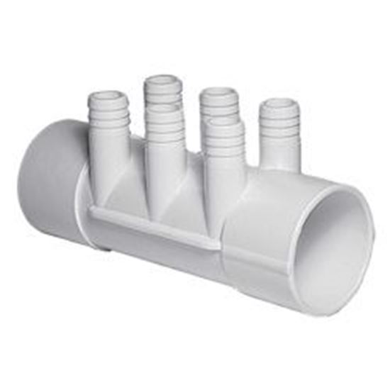 Picture of Manifold Pvc Waterway 2"S X 2"S X (6) 3/4"Rb Ports 672-7120