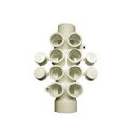 Picture of Manifold, Pvc, Waterway, 1-1/2"S X 1-1/2"Spg X (8) 3/4" 672-4640