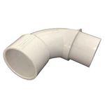 Picture of Fitting, PVC, Ell, 90°, Sweep, Street,1-1/2"S x 1-1/2"Spg 411-9100