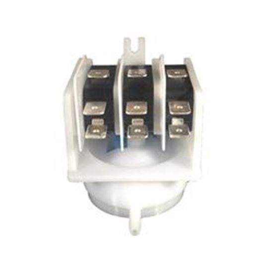 Picture of Air Switch: 4-Function  21Amp  Blue Cam  8/32' Side-Mrb311A