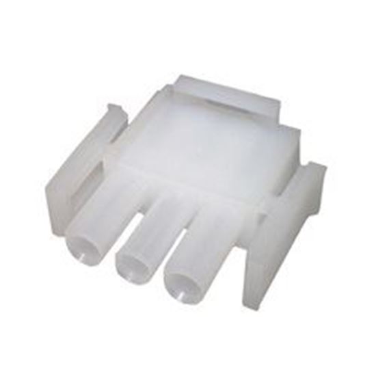 Picture of Amp plug mate-n-lock 3-pin white-480700-5