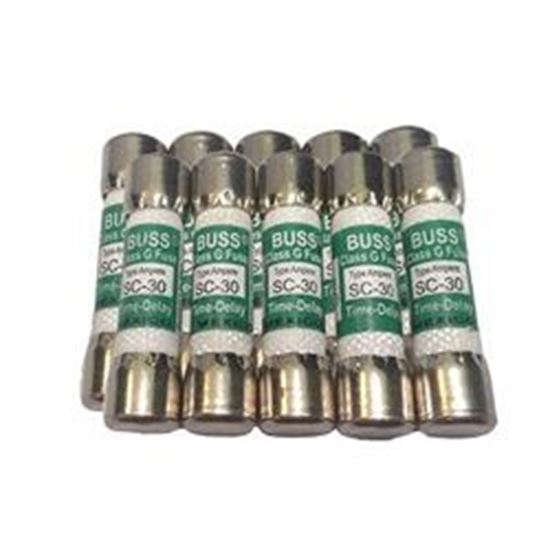 Picture of Fuse sc-slo blo 480v 30amp class g (pkg 10ea) slc-30 30136