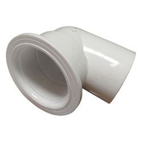 Picture of Skimmer part nut 90&#176; pvc white-30-6103wht