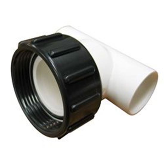 Picture of Pump Union: Low Profile Tee 1-1/2' Union X 1' Slip X 1' Slip And O-Ring-332001