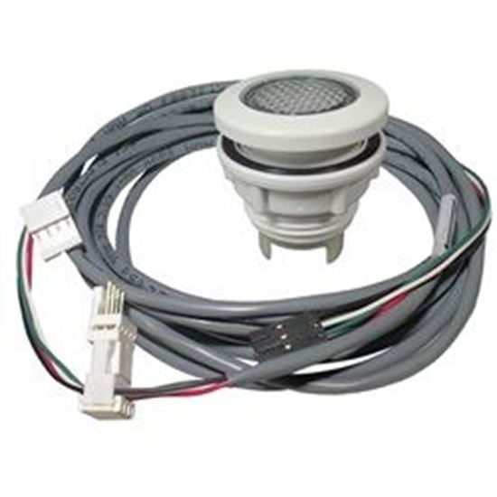 Picture of Light: chromatherapy 9 led white round flange with cord-lt-led09-r-wh
