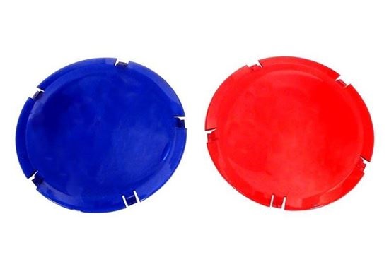 Picture of Plastic Light Lens Kit HiLite Blue & Red 79105400