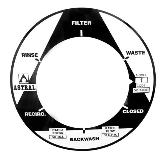 Picture of Valve Label Ast06611R2302