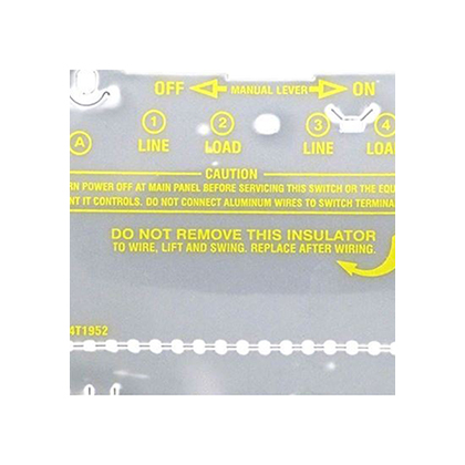 Picture of Insulator for t100 series 124t1952