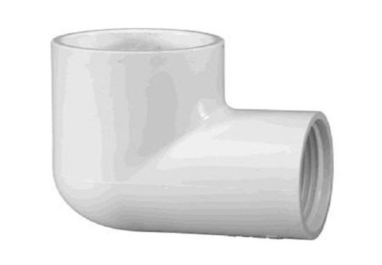 Picture of 90 elbow, 1" slip x 1" thread sch 40 407010