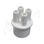 Picture of Manifold, Pvc, Waterway, Cluster Style, 1"Spg X (4) 3/8 672-4030