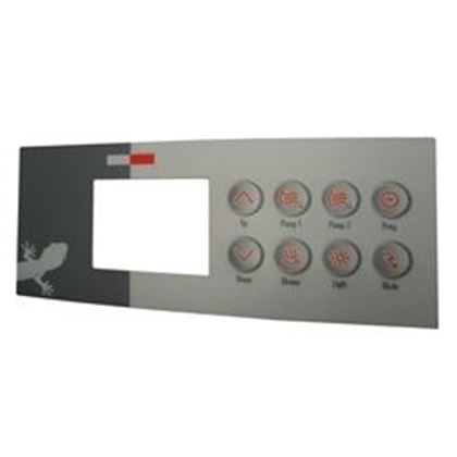 Picture of 8 Button Gecko Tsc Series Keypad Overlay 9916-100094
