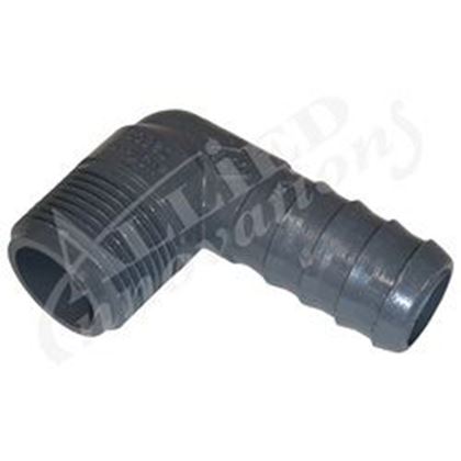 Picture of Pvc Fitting: 3/4&Quot; 90° Elbow Barb X Mipt 6540-166