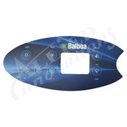 Picture of 7 Button Balboa Vl Series Keypad Overlay 11957