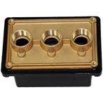 Picture of Light Junction Box Pentair (3) 3/4" Ports Brass Base 78310600