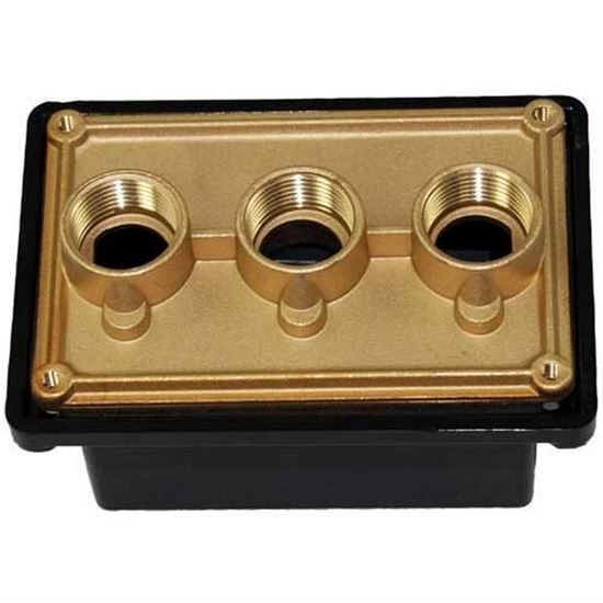 Picture of Light Junction Box Pentair  (3) 3/4" Ports Brass Base 78310600