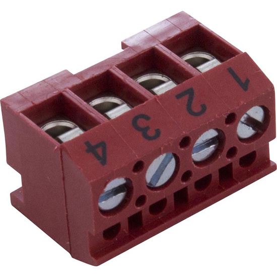 Picture of Terminal Bar 4-Pin Red 6609