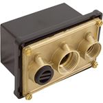 Picture of Light J-Box Pent  (2) 3/4" Ports (1) 1/2" Port Brass Base 78310700