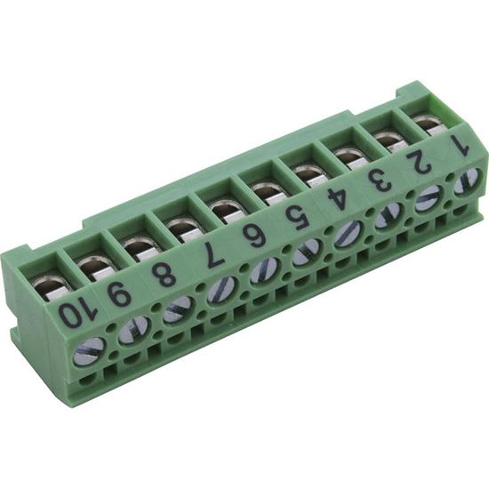 Picture of Terminal Bar 10-Pin Green 6610