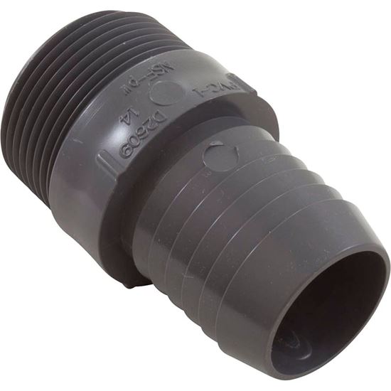Picture of Hose barb adapter 1.25 inch x 1.25 inch pvc 1436012
