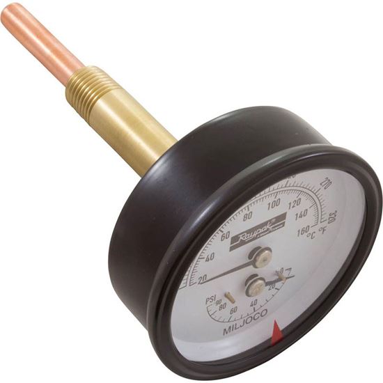 Picture of Temperature & Pressure Gauge Raypak 007205F