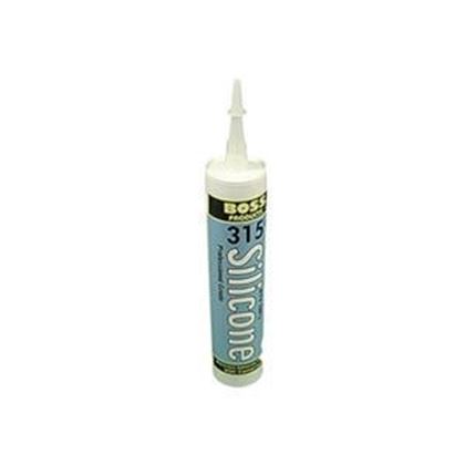 Picture of Boss Pro 315 White Silicone Rtv Sealant/Adhesive 10.1 Oz Cartridge 01011Cl48