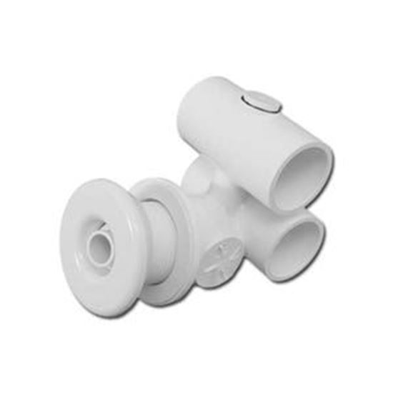 Picture of Tee Body, 1"S Water x 1/2"S Air, 1-3/4"L Wall Fitting, White 10-5470