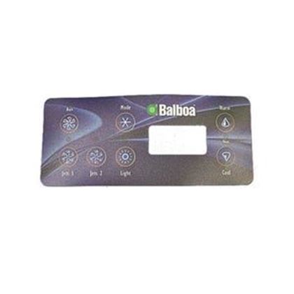 Picture of 7 Button Balboa Vl Series Keypad Overlay 11159