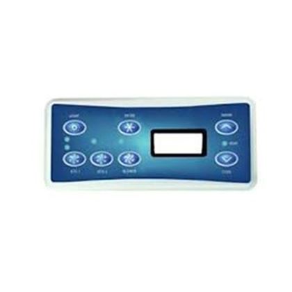 Picture of 7 Button Balboa Ml551 Keypad Overlay 11609