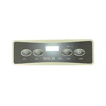 Picture of 4 Button Balboa Vl Series Keypad Overlay 11671