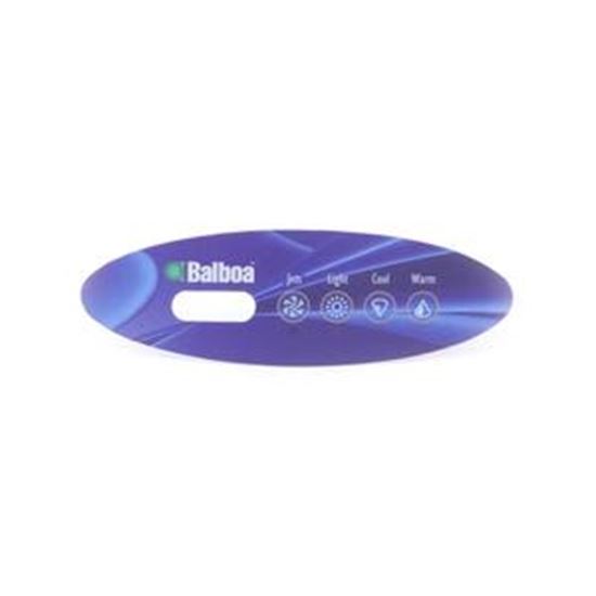 Picture of 4 Button Balboa Vl Series Keypad Overlay 11745
