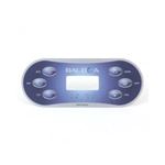 Picture of 6 Button Balboa Tp Series Keypad Overlay 12101