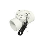 Picture of Flow Switch, Aqualarm, 8-12 Gpm, 1 Amp, 1-1/2"Slip X 1- 206-PVC-NOS