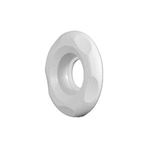 Picture of Escutcheon Jet Mini Storm, 3" Face, Scalloped White 218-6950