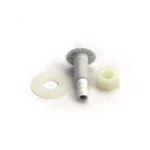 Picture of Air Injector, Waterway Button Style, 1/4" Barb, White 670-2130