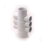 Picture of Manifold, PVC 1-1/2"S x 2"S x (6) 1"S Ports 672-4550