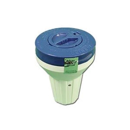 Picture of Chemical Feeder, Floating, Blue Devil, Blue/White, 1"Ta 8055