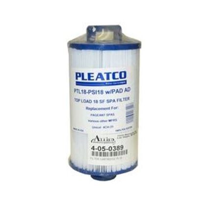 Picture of Filter Cartridge, Pleatco, Diameter: 4-3/4", Length: PL18-4